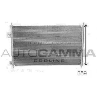 Condenseur, climatisation AUTOGAMMA 104901