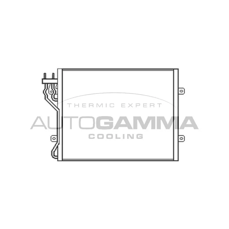 Condenseur, climatisation AUTOGAMMA 104905