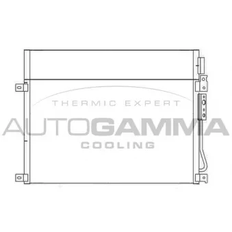 Condenseur, climatisation AUTOGAMMA 104906
