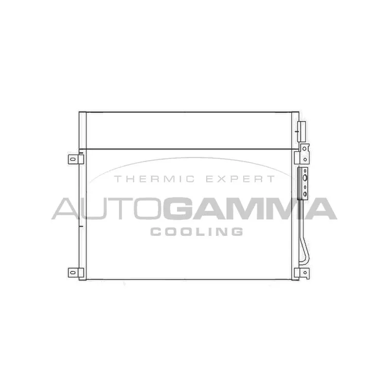 Condenseur, climatisation AUTOGAMMA 104906
