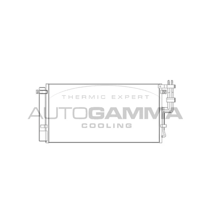 Condenseur, climatisation AUTOGAMMA 104907