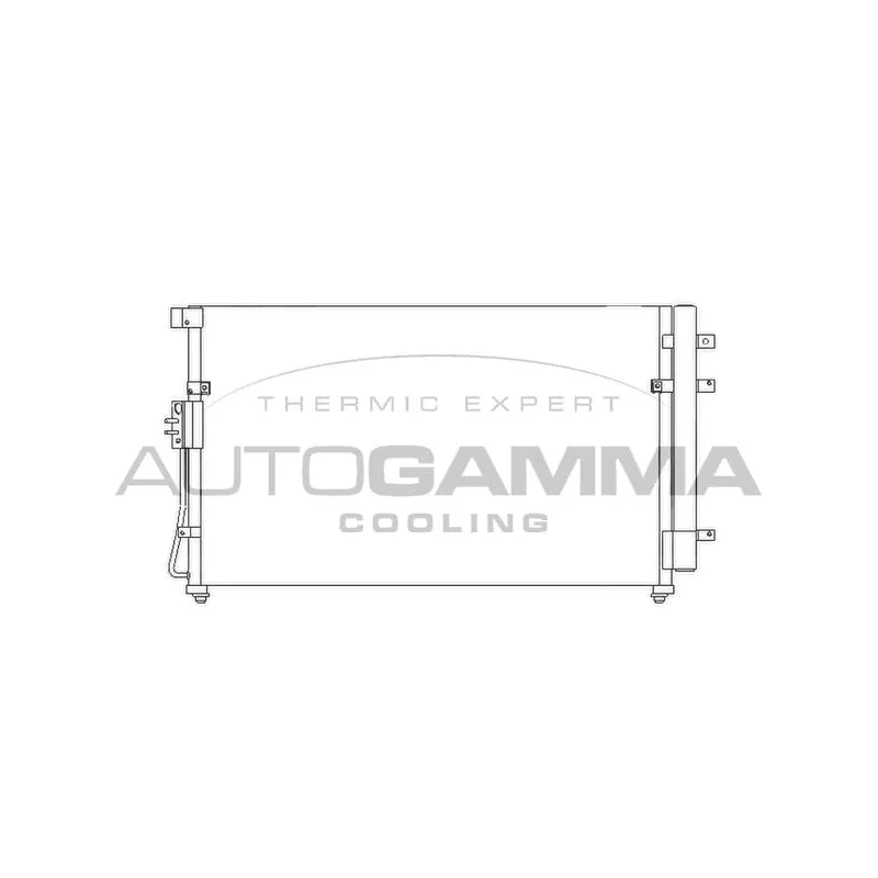 Condenseur, climatisation AUTOGAMMA 104909