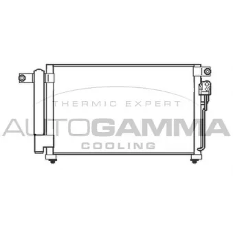 Condenseur, climatisation AUTOGAMMA 104910