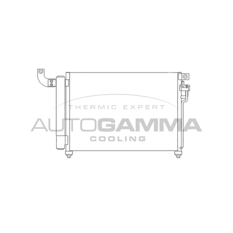 Condenseur, climatisation AUTOGAMMA 104911
