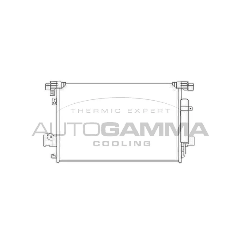 Condenseur, climatisation AUTOGAMMA 104913