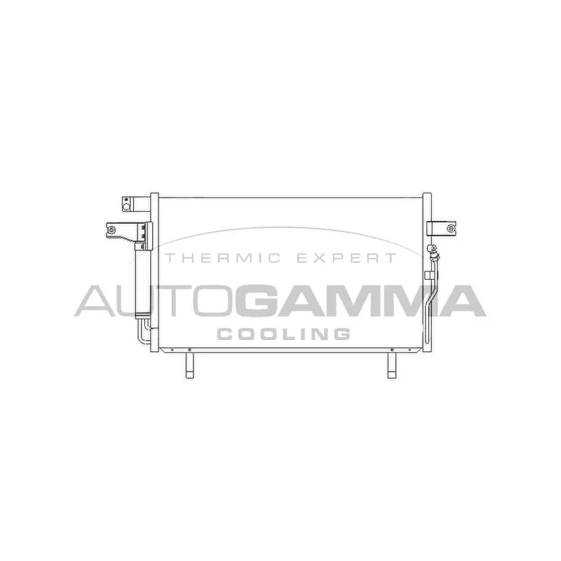 Condenseur, climatisation AUTOGAMMA 104915