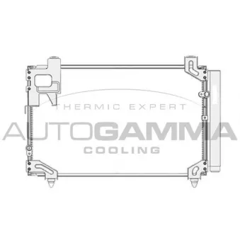 Condenseur, climatisation AUTOGAMMA 104920