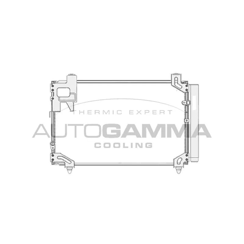 Condenseur, climatisation AUTOGAMMA 104920