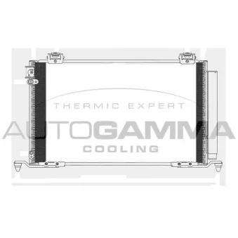 Condenseur, climatisation AUTOGAMMA 104921