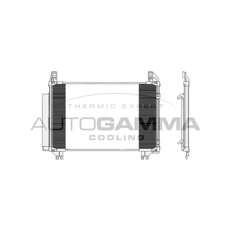 Condenseur, climatisation AUTOGAMMA 104924
