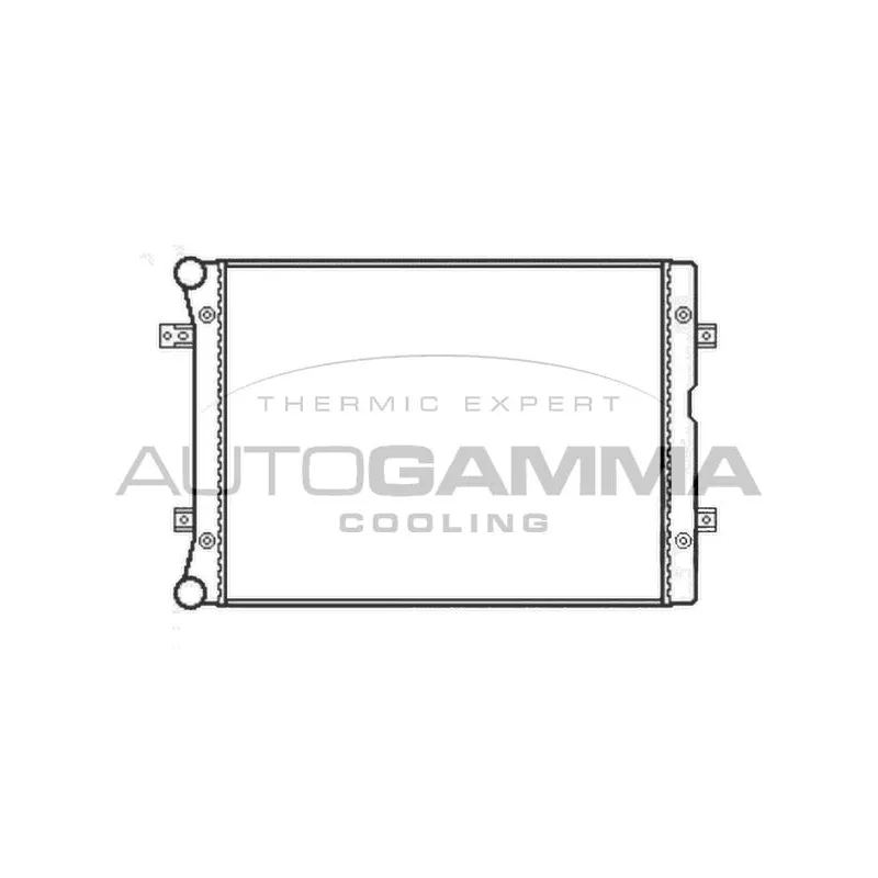 Radiateur, refroidissement du moteur AUTOGAMMA 104927