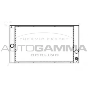 Radiateur, refroidissement du moteur AUTOGAMMA 104928