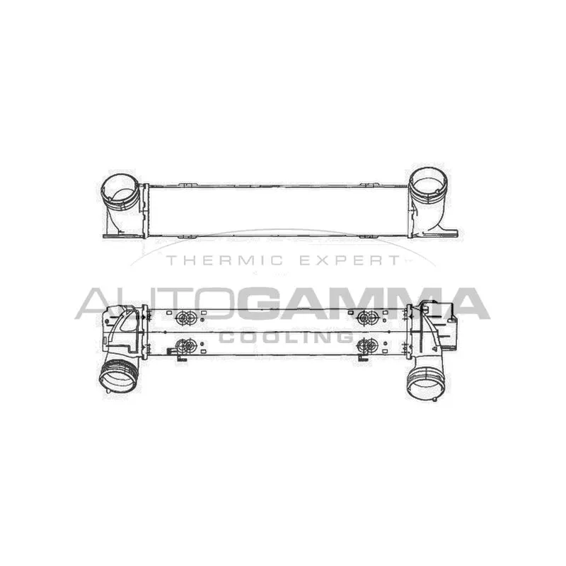 Intercooler, échangeur AUTOGAMMA 104938