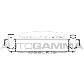 Intercooler, échangeur AUTOGAMMA 104942
