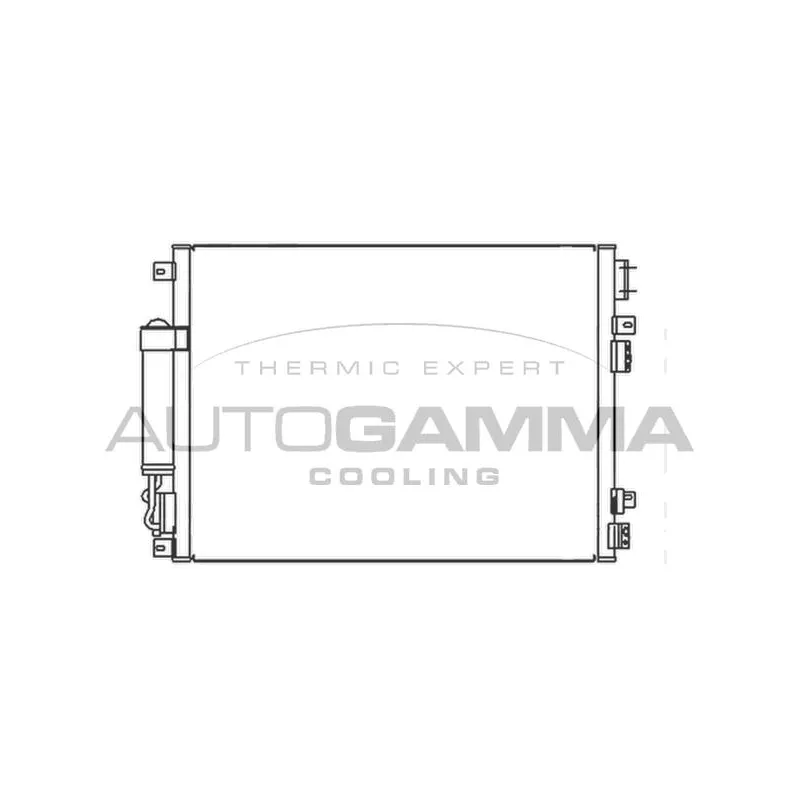 Condenseur, climatisation AUTOGAMMA 104947