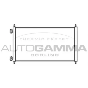 Condenseur, climatisation AUTOGAMMA 104949