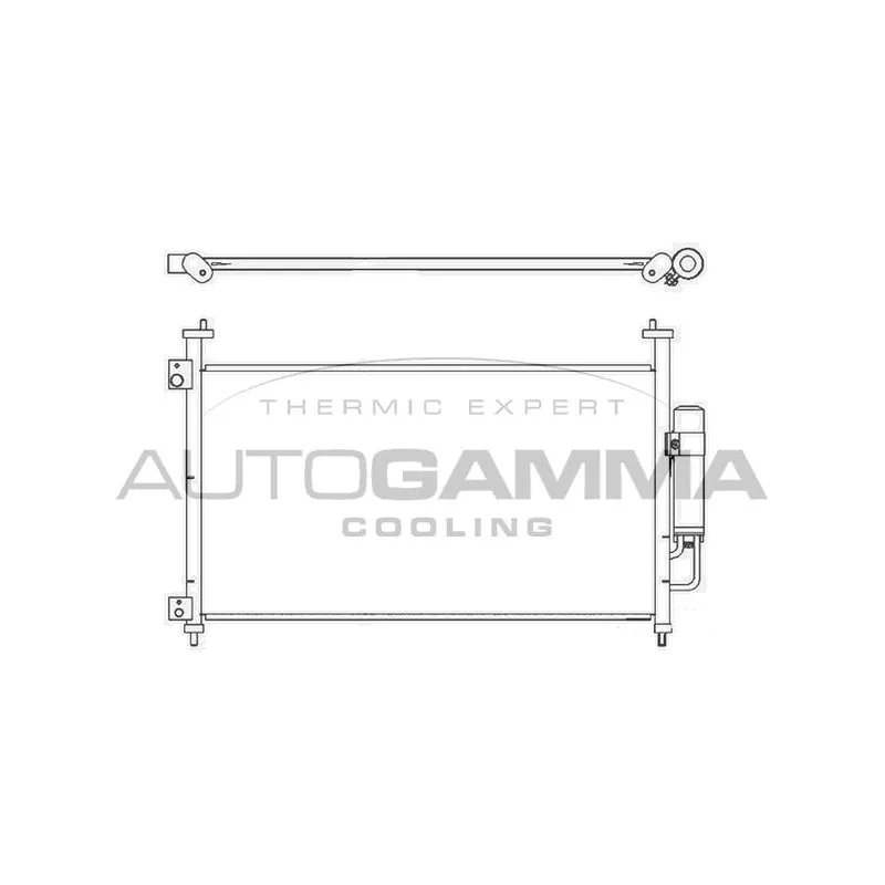 Condenseur, climatisation AUTOGAMMA 104950