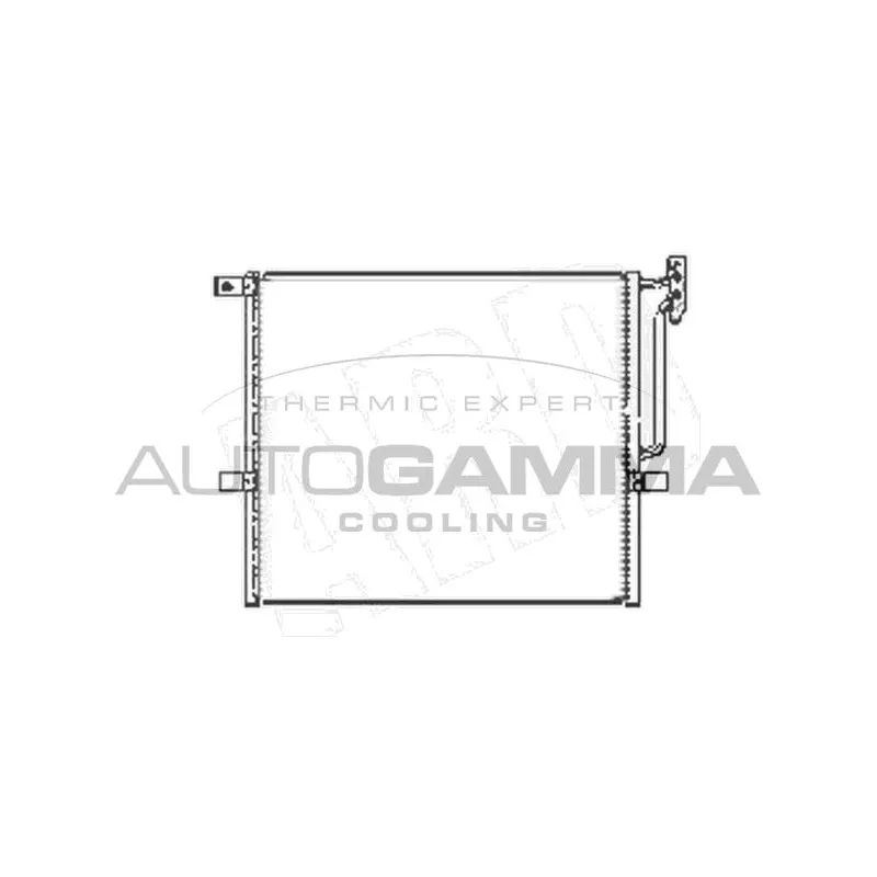 Condenseur, climatisation AUTOGAMMA 104974