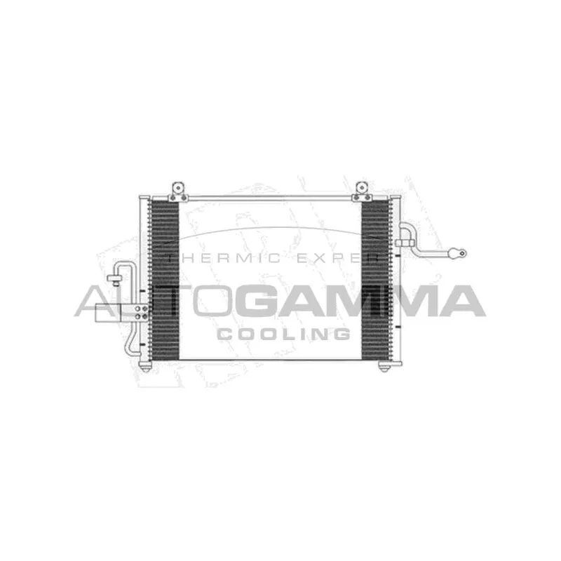 Condenseur, climatisation AUTOGAMMA 104976