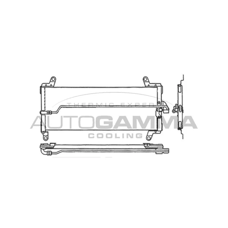 Condenseur, climatisation AUTOGAMMA 104982
