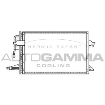 Condenseur, climatisation AUTOGAMMA 104983