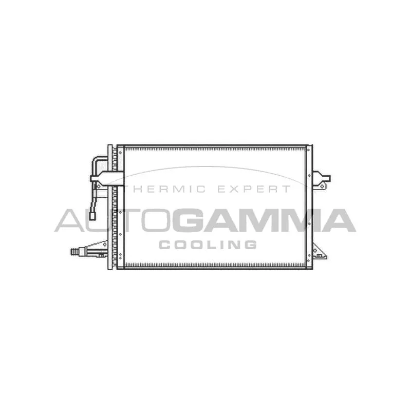 Condenseur, climatisation AUTOGAMMA 104983