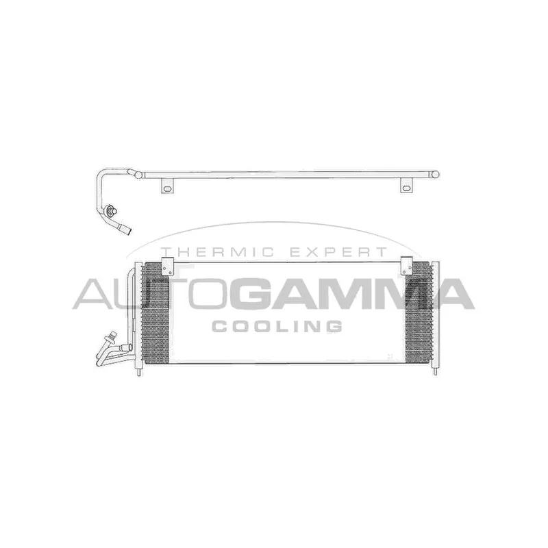 Condenseur, climatisation AUTOGAMMA 104990