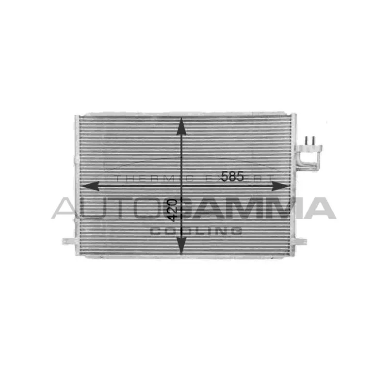 Condenseur, climatisation AUTOGAMMA 104996