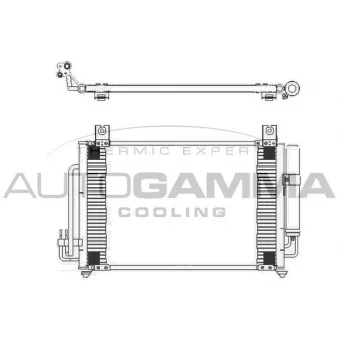 Condenseur, climatisation AUTOGAMMA 105000