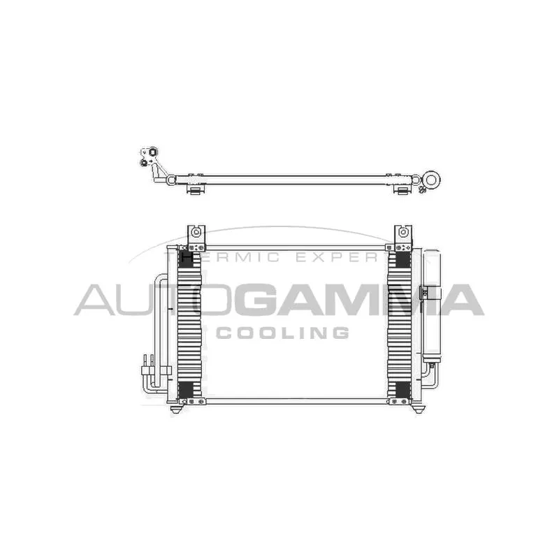 Condenseur, climatisation AUTOGAMMA 105000