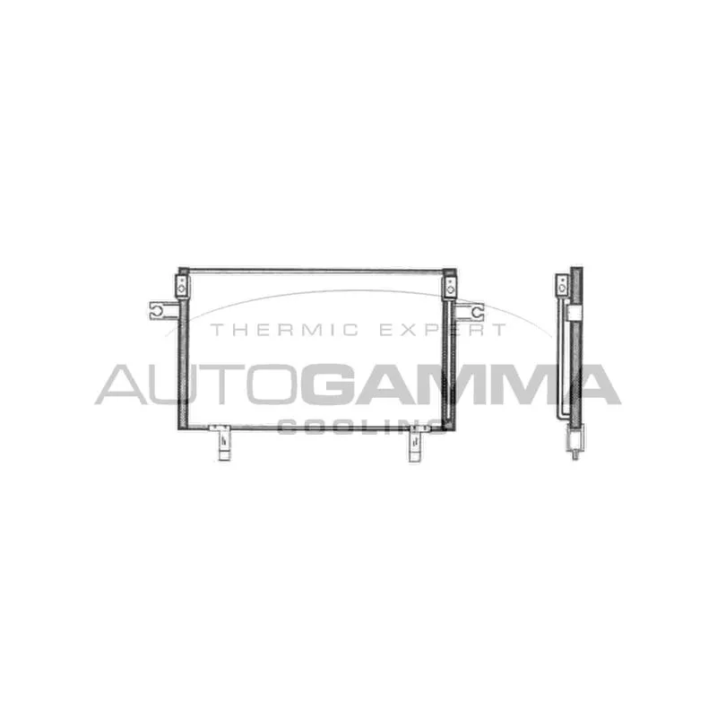 Condenseur, climatisation AUTOGAMMA 105019