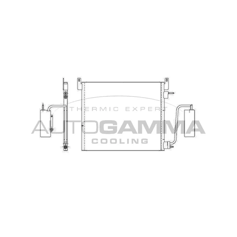 Condenseur, climatisation AUTOGAMMA 105020