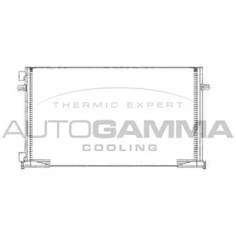 Condenseur, climatisation AUTOGAMMA 105021