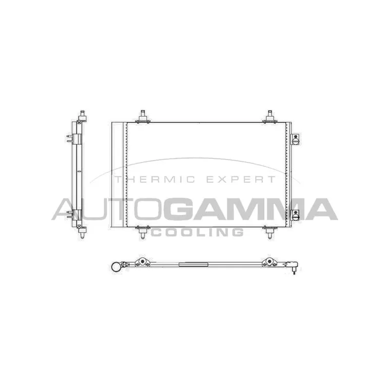 Condenseur, climatisation AUTOGAMMA 105022