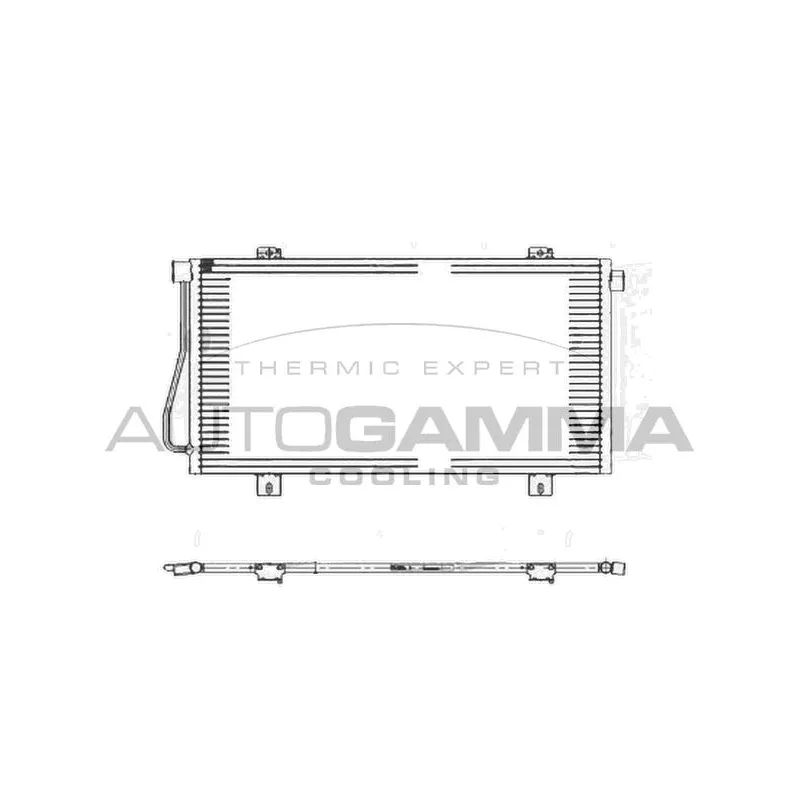 Condenseur, climatisation AUTOGAMMA 105023