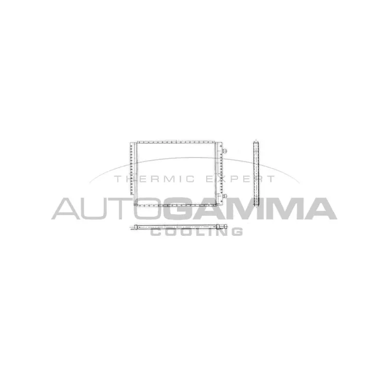 Condenseur, climatisation AUTOGAMMA 105031