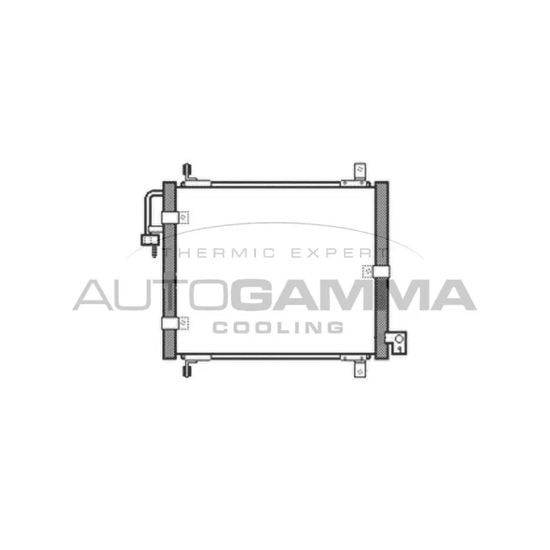 Condenseur, climatisation AUTOGAMMA 105041