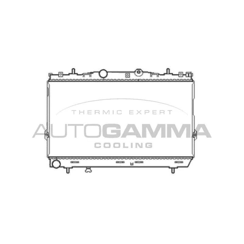 Radiateur, refroidissement du moteur AUTOGAMMA 105042