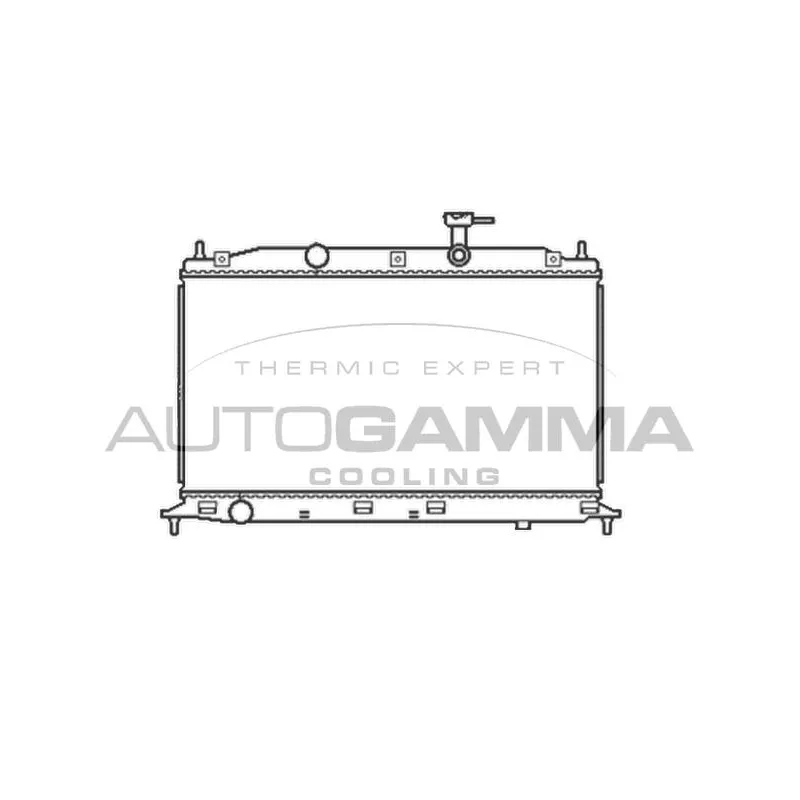 Radiateur, refroidissement du moteur AUTOGAMMA 105046