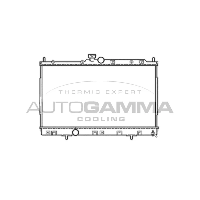 Radiateur, refroidissement du moteur AUTOGAMMA 105051