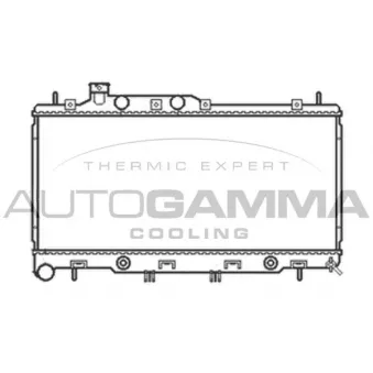 Radiateur, refroidissement du moteur AUTOGAMMA 105055