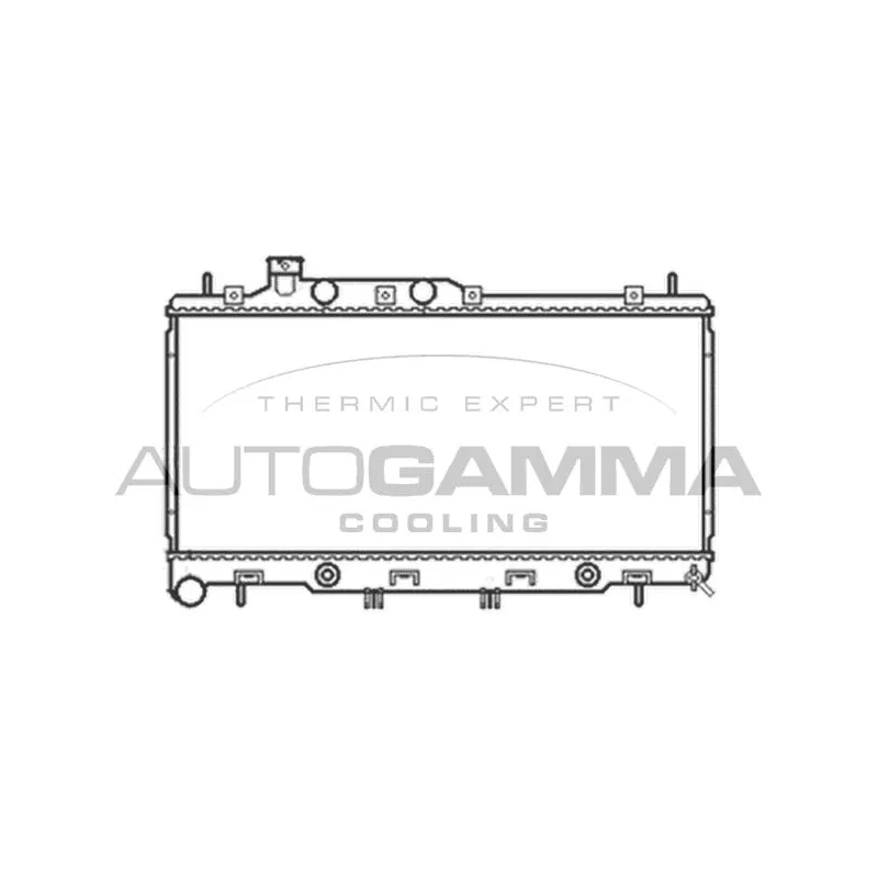 Radiateur, refroidissement du moteur AUTOGAMMA 105055