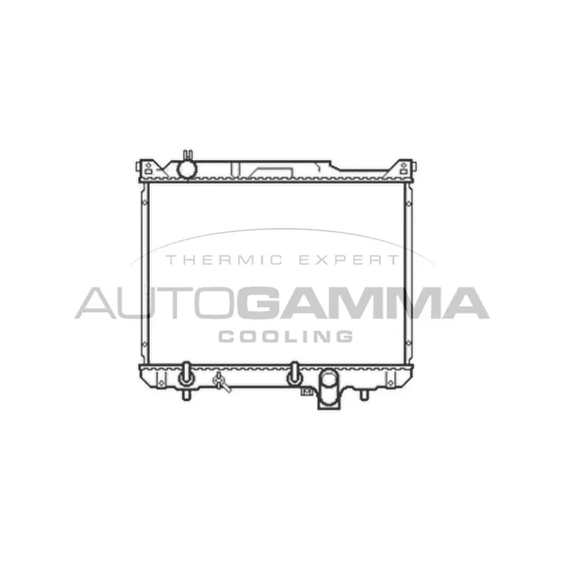 Radiateur, refroidissement du moteur AUTOGAMMA 105057