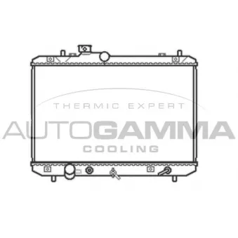 Radiateur, refroidissement du moteur AUTOGAMMA 105058