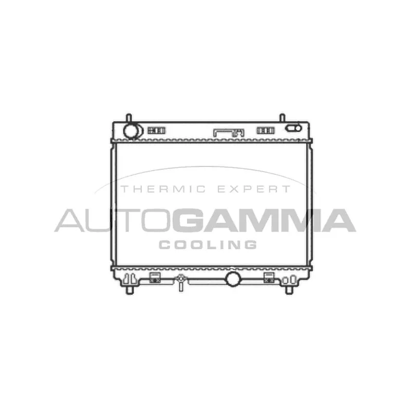 Radiateur, refroidissement du moteur AUTOGAMMA 105061