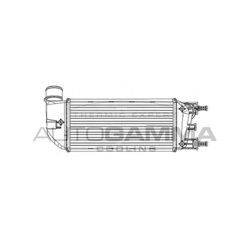 Intercooler, échangeur AUTOGAMMA 105065