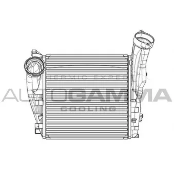 Intercooler, échangeur AUTOGAMMA 105067