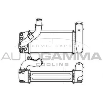 Intercooler, échangeur AUTOGAMMA 105068