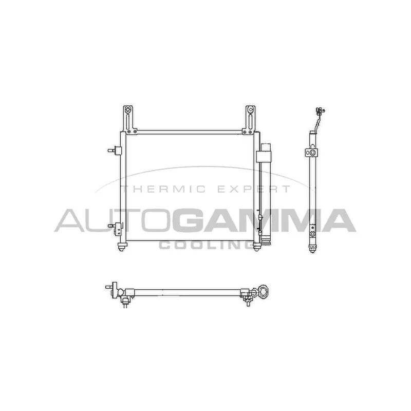 Condenseur, climatisation AUTOGAMMA 105071