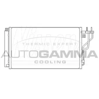 Condenseur, climatisation AUTOGAMMA 105077
